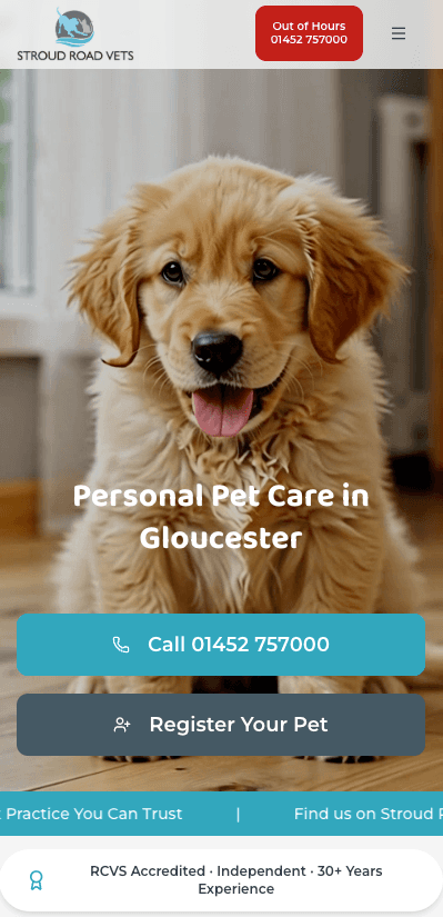 CMA Compliant Website Refresh — mobile